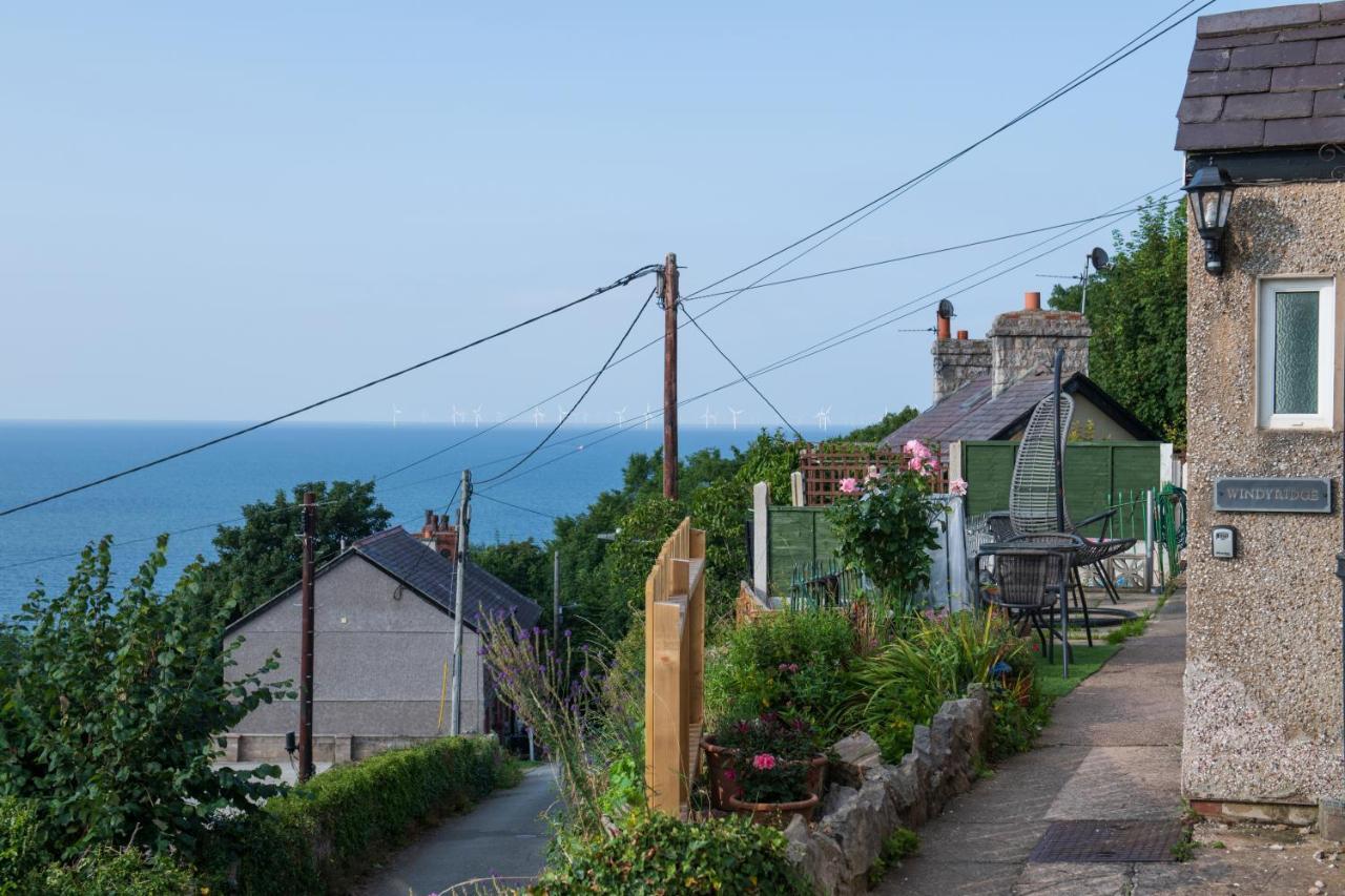 Windy Ridge Terrace With Beautiful Sea Views, North Wales Coast Villa Old Colwyn Exteriör bild